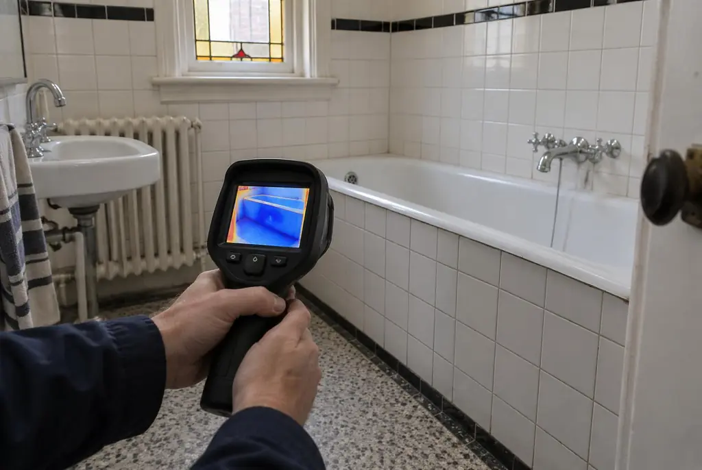 Lekdetectie Bilthoven – onderzoek in een badkamer van een oudere woning